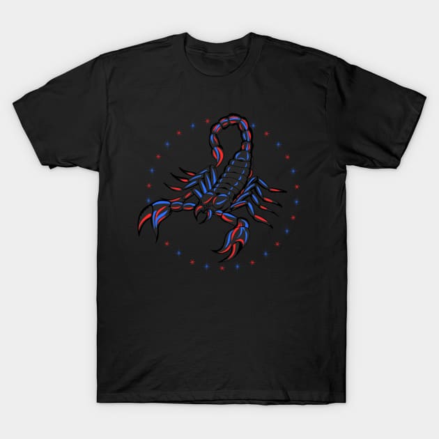 In the sign of Scorpio T-Shirt by SnugglyTh3Raven